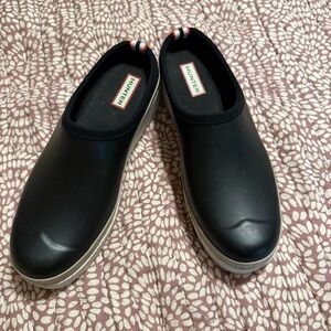 Hunter Play Speckle Sole Clogs 9